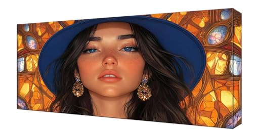 Diamond Painting Kinder, Schönheit Frau Großes XXL 80x160cm Diamond Painting Erwachsene Zubehör, 5D DIY Strass Stickerei Kreuzstich Diamant Kunst Kits,Kreativ Set Erwachsene Home Wand Dekoration J-496 von Shejyn