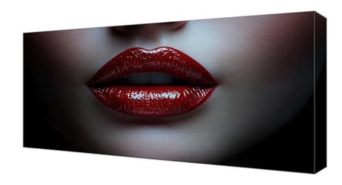 Diamond Painting Kinder, Sexy Lippen Großes XXL 80x160cm Diamond Painting Erwachsene Zubehör, 5D DIY Strass Stickerei Kreuzstich Diamant Kunst Kits, Kreativ Set Erwachsene Home Wand Dekoration J-214 von Shejyn