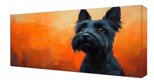 Diamond Painting Kinder, Tier Hund Großes XXL 35x70cm Diamond Painting Erwachsene Zubehör, 5D DIY Strass Stickerei Kreuzstich Diamant Kunst Kits, Kreativ Set für Erwachsene Home Wand Dekoration J-233 von Shejyn