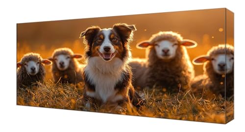 Diamond Painting Kinder, Tier Hund Großes XXL 80x160cm Diamond Painting Erwachsene Zubehör, 5D DIY Strass Stickerei Kreuzstich Diamant Kunst Kits, Kreativ Set für Erwachsene Home Wand Dekoration J-219 von Shejyn