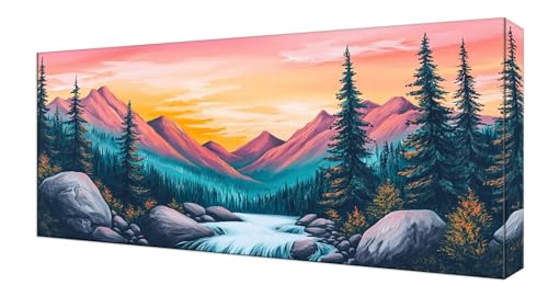 Diamond Painting Kinder, Wald Abstrakt Großes XXL 25x50cm Diamond Painting Erwachsene Zubehör, 5D DIY Strass Stickerei Kreuzstich Diamant Kunst Kits, Kreativ Set Erwachsene Home Wand Dekoration J-483 Diamond Painting Kinder, Wald Abstrakt Großes XXL 25x50cm Diamond Painting Erwachsene Zubehör, 5D DIY Strass Stickerei Kreuzstich Diamant Kunst Kits, Kreativ Set Erwachsene Home Wand Dekoration J-483 von Shejyn