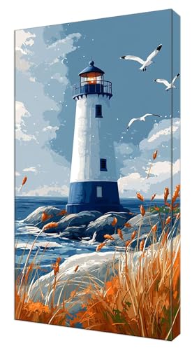 Diamond Painting Kinder, Weiße Taube Leuchtturm Großes XXL 25x50cm Diamond Painting Erwachsene Zubehör, 5D DIY Strass Stickerei Kreuzstich Diamant Kunst Kits, Kreativ Set Erwachsene Home Dekor J-508 Diamond Painting Kinder, Weiße Taube Leuchtturm Großes XXL 25x50cm Diamond Painting Erwachsene Zubehör, 5D DIY Strass Stickerei Kreuzstich Diamant Kunst Kits, Kreativ Set Erwachsene Home Dekor J-508 von Shejyn