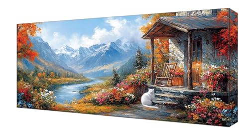 Diamond Painting Wald Kabine, Groß XXL Diamond Painting Zubehör, 5D DIY Full Drill Diamanten Kinder Set, Bastelset Erwachsene und Anfänger, Mosaikherstellung, für Wohnzimmer Wand Deko 20x40cm J-480 Diamond Painting Wald Kabine, Groß XXL Diamond Painting Zubehör, 5D DIY Full Drill Diamanten Kinder Set, Bastelset Erwachsene und Anfänger, Mosaikherstellung, für Wohnzimmer Wand Deko 20x40cm J-480 von Shejyn