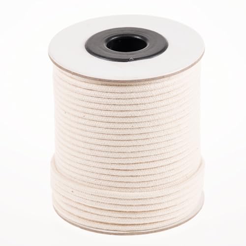 Shelver Baumwolle Paspelschnur, 3 mm, 30 m, Natur, Dekoration von Shelver