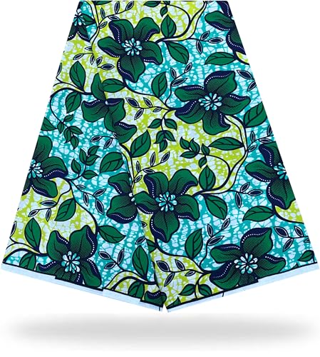 Shenbolen Wachsstoff mit afrikanischem Druck, Kente-Stoff, Ankara, 100 % Polyester (2,7 m, K) von Shenbolen