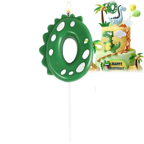 Dinosaurier-Geburtstagskerze, Geburtstagskerzen, Dinosaurier, grüne Zahl 0, Kerzen für Kuchen- und Cupcake-Aufsätze, Dinosaurier-Thema C/AKE und Party-Dekorationen, faszinierende Geburtstagskerzen Dinosaurier-Geburtstagskerze, Geburtstagskerzen, Dinosaurier, grüne Zahl 0, Kerzen für Kuchen- und Cupcake-Aufsätze, Dinosaurier-Thema C/AKE und Party-Dekorationen, faszinierende Geburtstagskerzen von ShengQiu