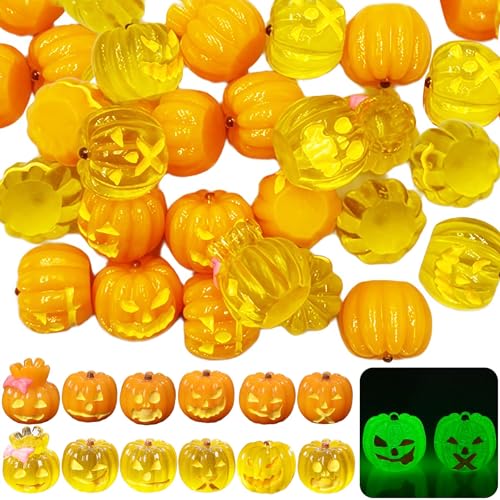 24 Stück Mini Harz Kürbis,Mini Harz Figuren Halloween,Kleine Leuchtende Miniaturen Figuren für Halloween Party Garten Deko Geschenke,Miniatur Süßigkeitenglas 24 Stück Mini Harz Kürbis,Mini Harz Figuren Halloween,Kleine Leuchtende Miniaturen Figuren für Halloween Party Garten Deko Geschenke,Miniatur Süßigkeitenglas von Shengruili