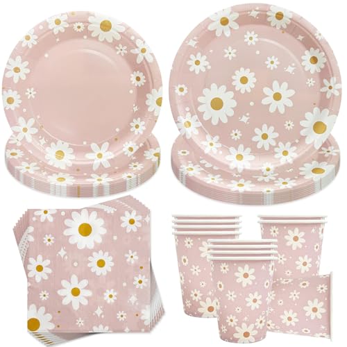 50 Stück Partygeschirr Set,Kindergeburtstag Geschirr Set,Partygeschirr Geburtstag,Kindergeburtstag Deko mit Teller Becher Servietten Tischdecke Strohhalme,Party Geschirr für 10 Gäste von Shengruili