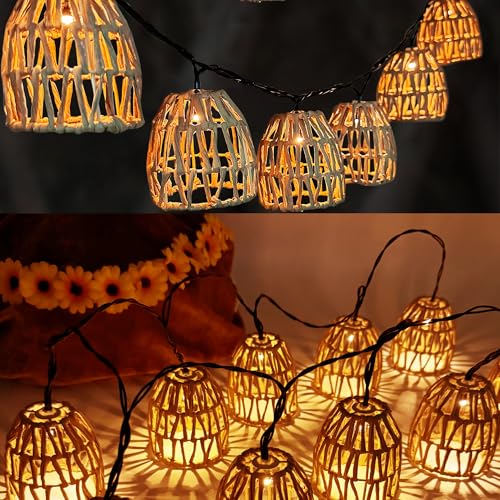 Shengruili 10er LED Solar Lichterkette Aussen,LED Solar Rattankugel Lampion,Wasserdicht Lichterkette Außen Solarlampen,Solarleuchten Balkon Garten Outdoor für Außen Garten Solarleuchten Shengruili 10er LED Solar Lichterkette Aussen,LED Solar Rattankugel Lampion,Wasserdicht Lichterkette Außen Solarlampen,Solarleuchten Balkon Garten Outdoor für Außen Garten Solarleuchten von Shengruili