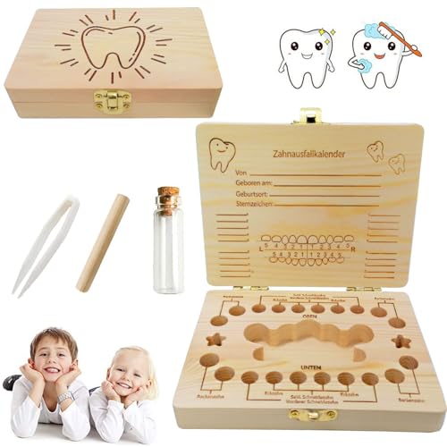 Shengruili Zahnbox Holz Milchzähne Box,Milchzahndose,Zahnbox für Milchzähne,Milchzahndose Mädchen,Aufbewahrungsbox für Baby-Zähne,Zahnschachtel Milchzähne Shengruili Zahnbox Holz Milchzähne Box,Milchzahndose,Zahnbox für Milchzähne,Milchzahndose Mädchen,Aufbewahrungsbox für Baby-Zähne,Zahnschachtel Milchzähne von Shengruili