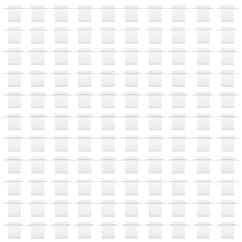Shengxi 100 Stück Organzasäckchen, 7x9cm Organzabeutel Weiß Schmuck Geschenktüten Hochzeit Schmuckbeutel mit Kordelzug Sie für Festival Party Hochzeit Geburtstag Tägliche Geschenk von Shengxi