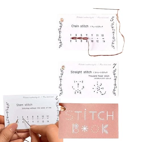 Shenrongtong - Kreatives Nähbuch, Nähkartenset, Stickstichbuch: Verbessern Sie Ihre Nähfähigkeiten, Nähset für Stick- und Nähbegeisterte Shenrongtong - Kreatives Nähbuch, Nähkartenset, Stickstichbuch: Verbessern Sie Ihre Nähfähigkeiten, Nähset für Stick- und Nähbegeisterte von Shenrongtong