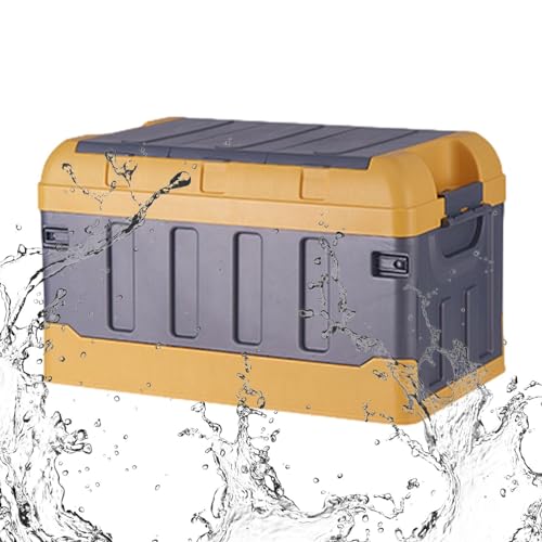 Campingbox, zusammenklappbarer Kofferraum-Organizer - Multifunktionale Campingbox - Multifunktionale, faltbare Aufbewahrungsboxen mit großem Fassungsvermögen für PKW und LKW von Shenrongtong