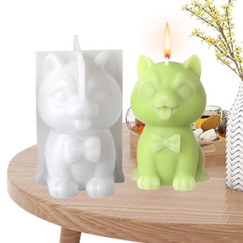 Hund Kerzenform | Niedliche Tierfiguren Gipsform - 3D Kerzenformen Für Bastelbedarf, Silikon Gießform Als Tischdekoration Hund Kerzenform | Niedliche Tierfiguren Gipsform - 3D Kerzenformen Für Bastelbedarf, Silikon Gießform Als Tischdekoration von Shenrongtong