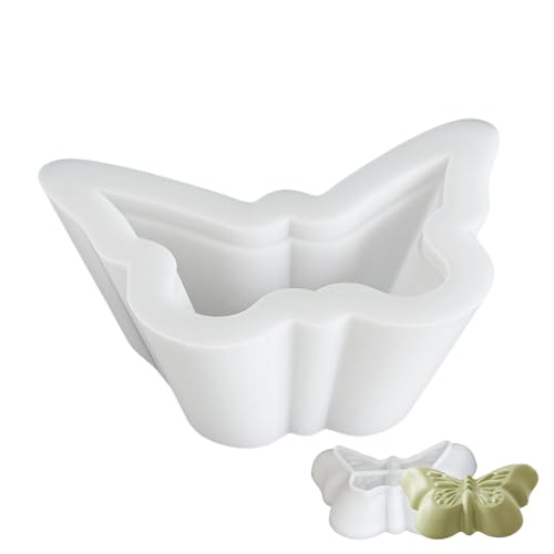 Kerzenglasform-Set – Silikon-Beton-Kerzenformen mit Deckel – Schmetterlings-Zement, Gips, Epoxid-Gussform, Kunsthandwerk für Zuhause, Tisch, Hochzeit, Esszimmer-Dekorationen Kerzenglasform-Set – Silikon-Beton-Kerzenformen mit Deckel – Schmetterlings-Zement, Gips, Epoxid-Gussform, Kunsthandwerk für Zuhause, Tisch, Hochzeit, Esszimmer-Dekorationen von Shenrongtong