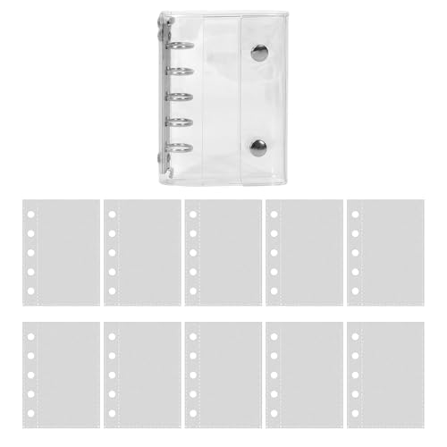 Set Mit Loseblattpapier Und Durchsichtiger PVC Hülle Für 5-Ring-Ordner - Lose Blatt Füller Notizpapier 10 Blatt | Kunst Sammlung Für Geburtstagsparty Reise Roadtrip Auto Scrapbooking Set Mit Loseblattpapier Und Durchsichtiger PVC Hülle Für 5-Ring-Ordner - Lose Blatt Füller Notizpapier 10 Blatt | Kunst Sammlung Für Geburtstagsparty Reise Roadtrip Auto Scrapbooking von Shenrongtong