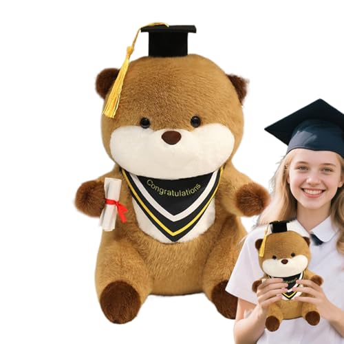 Shenrongtong Abschlussgefüllter Tier, Abschlussplüsch - Sammlerstücke weiche Ornament,Graduation Plüsch Tierpuppe mit und Diplom für Zimmerdekoration Geburtstag Valentinstag Weihnachtsfeier Shenrongtong Abschlussgefüllter Tier, Abschlussplüsch - Sammlerstücke weiche Ornament,Graduation Plüsch Tierpuppe mit und Diplom für Zimmerdekoration Geburtstag Valentinstag Weihnachtsfeier von Shenrongtong