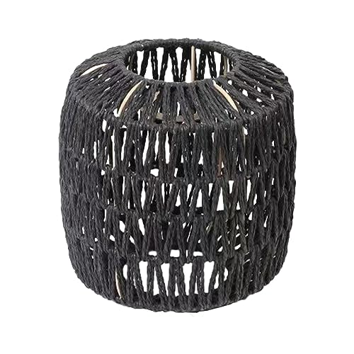 Shenrongtong Gewebter Lampenschirm, gewebt, Rattan-Lampenschirm, kleine Boho-Schirme, Ersatz, Boho-gewebte Pendelleuchte, Lampenschirm-Abdeckung für Kronleuchter, Lampenhalter Shenrongtong Gewebter Lampenschirm, gewebt, Rattan-Lampenschirm, kleine Boho-Schirme, Ersatz, Boho-gewebte Pendelleuchte, Lampenschirm-Abdeckung für Kronleuchter, Lampenhalter von Shenrongtong