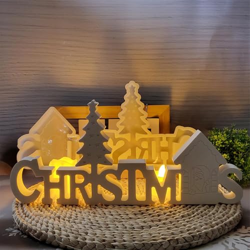 Silikonformen Gießformen Häuser, Weihnachtshaus Silikonform | Weihnachtshaus Weihnachtsbaum Epoxidharzform, weihnachtliche Silikonformen zum Erstellen von Kunst, Wohndekoration Silikonformen Gießformen Häuser, Weihnachtshaus Silikonform | Weihnachtshaus Weihnachtsbaum Epoxidharzform, weihnachtliche Silikonformen zum Erstellen von Kunst, Wohndekoration von Shenrongtong