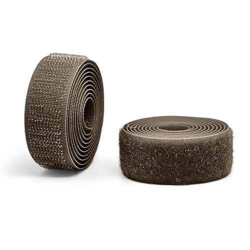 Brauner 1,6 cm langer Klettverschluss zum Aufnähen, 0,9 m, dünne Streifen, nicht klebendes Nylongewebe, ineinandergreifendes Klebeband, Nähverschlüsse, Set, hervorragende Griffigkeit für Militär, Brauner 1,6 cm langer Klettverschluss zum Aufnähen, 0,9 m, dünne Streifen, nicht klebendes Nylongewebe, ineinandergreifendes Klebeband, Nähverschlüsse, Set, hervorragende Griffigkeit für Militär, von Sheriffdrink