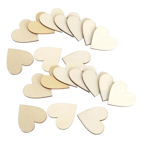 Holzherzen zum Basteln, 7,6 cm, unlackierte Holzherzen, 0,2 cm Dicke, unlackierte Blätter, Ornamente, ideal für Hochzeit, Basteln, Malen, Brennen, Gravieren, Schnitzen, Untersetzer, 20 Stück Holzherzen zum Basteln, 7,6 cm, unlackierte Holzherzen, 0,2 cm Dicke, unlackierte Blätter, Ornamente, ideal für Hochzeit, Basteln, Malen, Brennen, Gravieren, Schnitzen, Untersetzer, 20 Stück von Sheriffdrink
