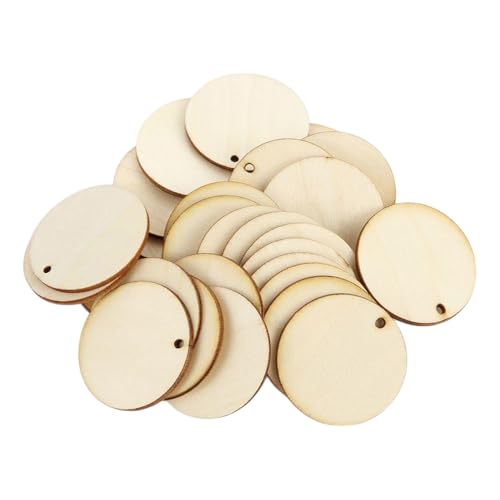 Holzkreise mit Loch, 5,1 cm, unlackierte Holzkreise, 0,2 cm Dicke, natürliche Holzscheiben, Aussparungen, runde Scheiben, ideal für Basteln, Malen, Schreiben, DIY-Zubehör, Gravur, Dekorationen, 25 Holzkreise mit Loch, 5,1 cm, unlackierte Holzkreise, 0,2 cm Dicke, natürliche Holzscheiben, Aussparungen, runde Scheiben, ideal für Basteln, Malen, Schreiben, DIY-Zubehör, Gravur, Dekorationen, 25 von Sheriffdrink