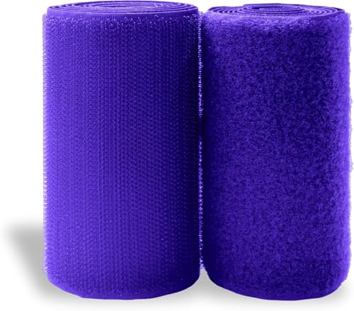 Klettband, 10,2 cm, Violett, 91 cm Länge, nicht klebend, Nylon-Nähverschlüsse, Klebeband, ineinandergreifendes Klebeband, zum Aufnähen für Kleidung, Schuhe, Taschen, Handwerk, Outdoor Klettband, 10,2 cm, Violett, 91 cm Länge, nicht klebend, Nylon-Nähverschlüsse, Klebeband, ineinandergreifendes Klebeband, zum Aufnähen für Kleidung, Schuhe, Taschen, Handwerk, Outdoor von Sheriffdrink