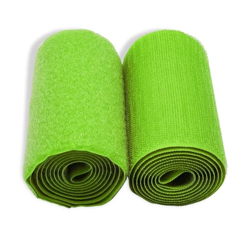 Klettband, 10,2 cm, neongrün, 91 cm, nicht klebend, grün, breite Streifen, Nylon-Verschluss, ineinandergreifendes Gewebeband, hervorragende starke Griffrolle für Schuhe, Uniform, Kleidung, Nähtaschen Klettband, 10,2 cm, neongrün, 91 cm, nicht klebend, grün, breite Streifen, Nylon-Verschluss, ineinandergreifendes Gewebeband, hervorragende starke Griffrolle für Schuhe, Uniform, Kleidung, Nähtaschen von Sheriffdrink
