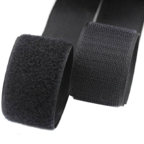 Klettverschluss-Set, 2,5 cm, schwarz, 9,1 m, zum Aufnähen, nicht klebend, Nylon, strapazierfähig, ideal für Militär, Taschen, Kleidung, Schuhe, Rucksäcke, Zuhause, Büro, Schule, Handwerk, DIY Klettverschluss-Set, 2,5 cm, schwarz, 9,1 m, zum Aufnähen, nicht klebend, Nylon, strapazierfähig, ideal für Militär, Taschen, Kleidung, Schuhe, Rucksäcke, Zuhause, Büro, Schule, Handwerk, DIY von Sheriffdrink