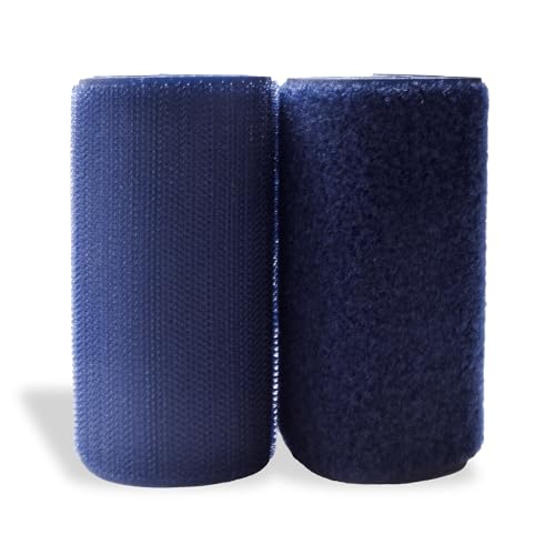 Marineblaues Klettband, 10,2 cm breit, nicht klebend, 91 cm Länge, Nylongewebe, Befestigungsband, starke Griffrolle, ideal für Militärausrüstung, Uniform, Kleidung, Taschen, Schuhe, Hosen Marineblaues Klettband, 10,2 cm breit, nicht klebend, 91 cm Länge, Nylongewebe, Befestigungsband, starke Griffrolle, ideal für Militärausrüstung, Uniform, Kleidung, Taschen, Schuhe, Hosen von Sheriffdrink