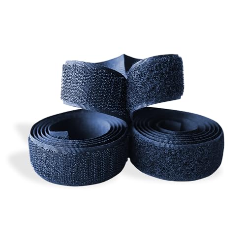 Marineblaues Klettband, 2,5 cm, zum Aufnähen, nicht klebend, blaues Klebeband, 91 cm Länge, Befestigungsband, Nylon, Klettverschluss, Stoffband für Uniform, Kleidung, Taschen, Schuhe, Jacken Marineblaues Klettband, 2,5 cm, zum Aufnähen, nicht klebend, blaues Klebeband, 91 cm Länge, Befestigungsband, Nylon, Klettverschluss, Stoffband für Uniform, Kleidung, Taschen, Schuhe, Jacken von Sheriffdrink