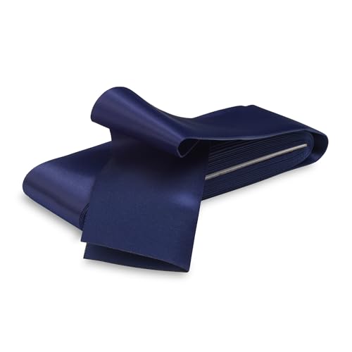 Marineblaues Satinband für Decken, 5,1 cm x 12,7 m, einfach gefaltetes Band für Steppdecken, glatte Oberfläche, leicht zu nähen, strapazierfähiges Besatzmaterial, ideal für Decken, Basteln Marineblaues Satinband für Decken, 5,1 cm x 12,7 m, einfach gefaltetes Band für Steppdecken, glatte Oberfläche, leicht zu nähen, strapazierfähiges Besatzmaterial, ideal für Decken, Basteln von Sheriffdrink