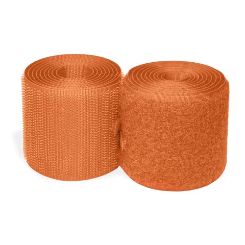 Orange Klettband, 5,1 cm x 91,4 cm, zum Aufnähen, nicht klebende Nylonstreifen, breite ineinandergreifende starke Griffrolle, strapazierfähiges Verschlussband, einfach zu nähen, für Zuhause, Büro Orange Klettband, 5,1 cm x 91,4 cm, zum Aufnähen, nicht klebende Nylonstreifen, breite ineinandergreifende starke Griffrolle, strapazierfähiges Verschlussband, einfach zu nähen, für Zuhause, Büro von Sheriffdrink