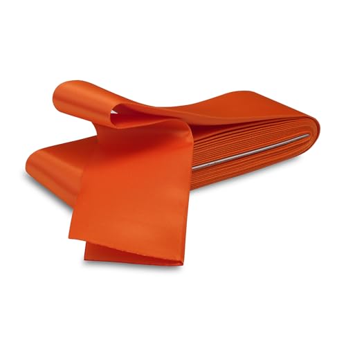 Orangefarbenes Satinband für Decken, 5,1 cm x 12,7 m, einfach gefaltetes Band für Steppdecken, glatte Oberfläche, leicht zu nähen, strapazierfähiges Besatzmaterial, ideal für Decken, Basteln Orangefarbenes Satinband für Decken, 5,1 cm x 12,7 m, einfach gefaltetes Band für Steppdecken, glatte Oberfläche, leicht zu nähen, strapazierfähiges Besatzmaterial, ideal für Decken, Basteln von Sheriffdrink