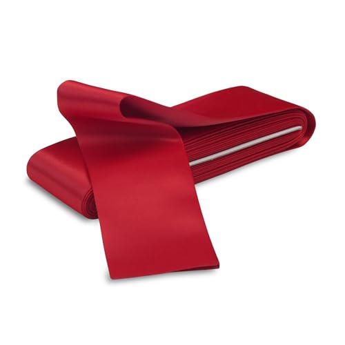 Rote Satindeckenbindung, 5,1 cm x 12,7 m, Einzelfalzband für Steppdecken, glatte Oberfläche, leicht zu nähen, strapazierfähiges Besatzmaterial, ideal für Decken, Basteln, DIY-Projekte, Nähen Rote Satindeckenbindung, 5,1 cm x 12,7 m, Einzelfalzband für Steppdecken, glatte Oberfläche, leicht zu nähen, strapazierfähiges Besatzmaterial, ideal für Decken, Basteln, DIY-Projekte, Nähen von Sheriffdrink