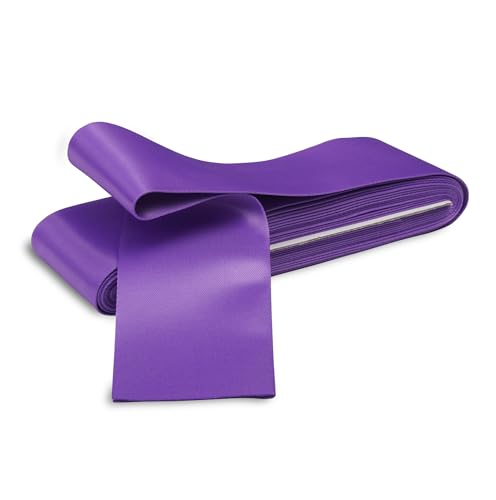 Violettes Satinband für Decken, 5,1 cm x 12,7 m, einfach gefaltetes Band für Quilteinfassung, glatte Oberfläche, leicht anzunähen, strapazierfähiges Besatzmaterial, ideal für Decken, Basteln Violettes Satinband für Decken, 5,1 cm x 12,7 m, einfach gefaltetes Band für Quilteinfassung, glatte Oberfläche, leicht anzunähen, strapazierfähiges Besatzmaterial, ideal für Decken, Basteln von Sheriffdrink