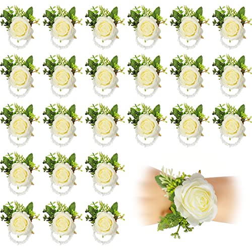 Sherr 36 Stück Elfenbeinfarbene Rose Handgelenk Corsage Armband Boutonniere für Herren Abschlussball Weiße Rose Corsage Hand Blume Dekor für Abschlussball Party Hochzeit Heimkehr Anzug Dekorationen Sherr 36 Stück Elfenbeinfarbene Rose Handgelenk Corsage Armband Boutonniere für Herren Abschlussball Weiße Rose Corsage Hand Blume Dekor für Abschlussball Party Hochzeit Heimkehr Anzug Dekorationen von Sherr