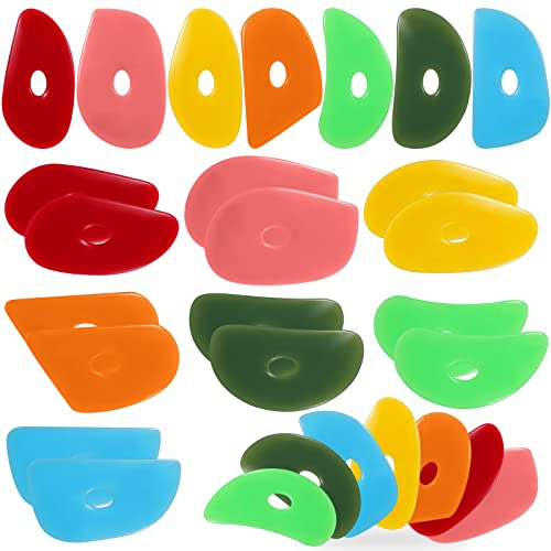 Sherr Weiche Rippen für Töpferei, Ton, Silikonrippen, Keramikwerkzeuge, Töpferei, Gummi, Ton, Keramikrippen für Heimwerker, glättet Formen, Modellierwerkzeuge, 7 Stile (helle Farbe, klassischer Stil), Sherr Weiche Rippen für Töpferei, Ton, Silikonrippen, Keramikwerkzeuge, Töpferei, Gummi, Ton, Keramikrippen für Heimwerker, glättet Formen, Modellierwerkzeuge, 7 Stile (helle Farbe, klassischer Stil), von Sherr