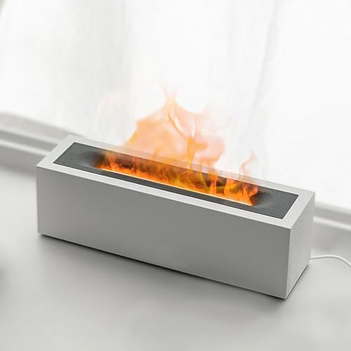 Shiawase Aroma Diffuser mit Flammeneffekt, Ätherische Öle Diffuser 200ml, Luftbefeuchter mit 2 Farbe Licht, Humidifier DuftöL Diffuser Duftlampe für Kinder, Zuhause Büro, Raumduft oder Yoga (Weiß) Shiawase Aroma Diffuser mit Flammeneffekt, Ätherische Öle Diffuser 200ml, Luftbefeuchter mit 2 Farbe Licht, Humidifier DuftöL Diffuser Duftlampe für Kinder, Zuhause Büro, Raumduft oder Yoga (Weiß) von Shiawase