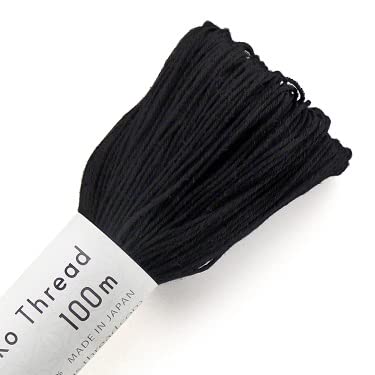 Olympus Sashiko Garn, 100 m Knäuel, japanisches Stick- und Quiltgarn, 120 Stück, Schwarz Olympus Sashiko Garn, 100 m Knäuel, japanisches Stick- und Quiltgarn, 120 Stück, Schwarz von Shibori Dragon