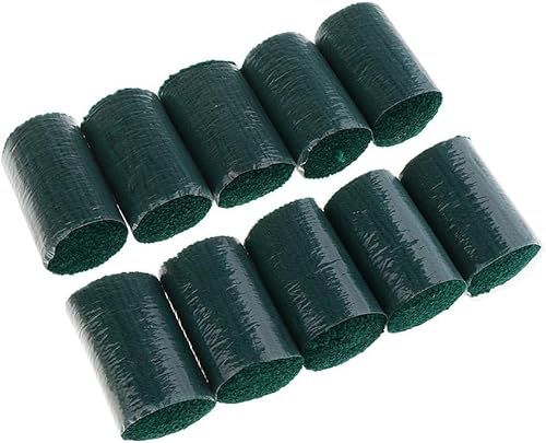 10 Stück Knüpfwolle, Knüpfgarn, Häkelgarn, für Knotenteppich DIY Handwerk (Grün) von Shidongbla