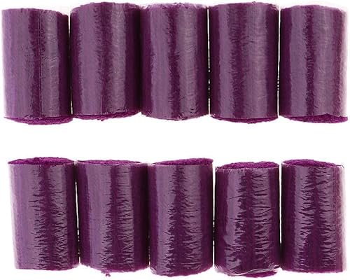 10 Stück Knüpfwolle, Knüpfgarn, Häkelgarn, für Knotenteppich DIY Handwerk (lila) von Shidongbla