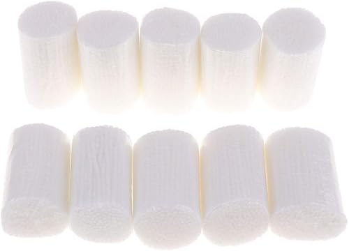 Shidongbla 10 Stück Knüpfwolle, Knüpfgarn, Häkelgarn, für Knotenteppich, DIY Handwerk (weiß) von Shidongbla