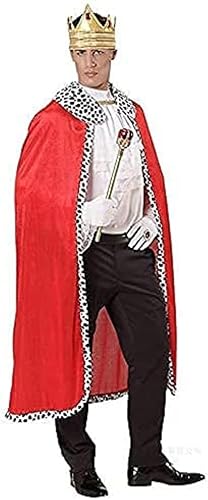 Shidongbla Königs-Umhang, Deluxe-Umhang, Cosplay-Umhang, Halloween-Kostüm, Cosplay, Umhang, Requisiten (140 cm) von Shidongbla