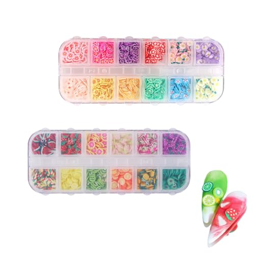 2 Boxen Kristallmash Clay Obst Blume Nail Art Mini Scheiben Polymer Früchte Blume Scheibe Obst Ton Scheiben Charms für Handwerk Handy Dekoration DIY Schleim 2 Boxen Kristallmash Clay Obst Blume Nail Art Mini Scheiben Polymer Früchte Blume Scheibe Obst Ton Scheiben Charms für Handwerk Handy Dekoration DIY Schleim von ShigKeu