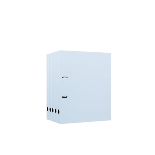 Schnellhefter 5 Stück A4 Perforierte Ordner PP Zwei-Loch Loseblatt-Ordner Informationsdatei-Organizer for Schule, Büro Fächermappe(Blue) von Shihan-2015