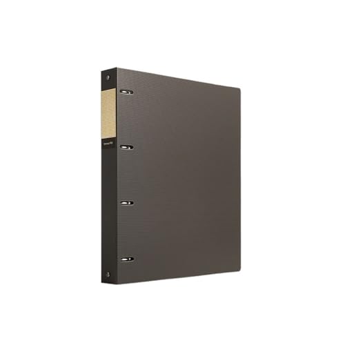 Schnellhefter A4 Perforierter Loseblattordner PP Vierloch Verdickter Aktenordner Archivinformations-Organizer-Broschüre Fächermappe(Grigio) von Shihan-2015