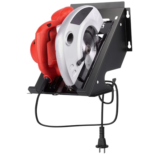 Shimeyao 1 Set Kreissägenhalter, Wandhalterung, robustes Metallregal, Organizer für Schuppen, Garage, Stecktafel, Werkstatt, Zuhause, passend für die meisten Kreissägen Shimeyao 1 Set Kreissägenhalter, Wandhalterung, robustes Metallregal, Organizer für Schuppen, Garage, Stecktafel, Werkstatt, Zuhause, passend für die meisten Kreissägen von Shimeyao