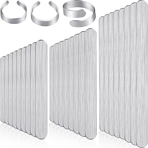Shimeyao 24 Stück Aluminium-Ring-Rohlinge, Metall-Stempelrohlinge, Biegeringe für DIY-Schmuckherstellung, Größen 4–10, inklusive 1/4 x 5,1 cm, 1/4 x 2-1/4 Zoll, 1/4 x 3 Zoll Shimeyao 24 Stück Aluminium-Ring-Rohlinge, Metall-Stempelrohlinge, Biegeringe für DIY-Schmuckherstellung, Größen 4–10, inklusive 1/4 x 5,1 cm, 1/4 x 2-1/4 Zoll, 1/4 x 3 Zoll von Shimeyao