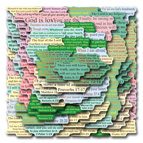 Shimmerz 120 Stück Bibelvers Aufkleber Inspirational Christliche Vintage Journal Sticker Schreibmaschinenschrift Zitat Bibelstudien Zubehör Für Wasserflasche Laptop von Shimmerz